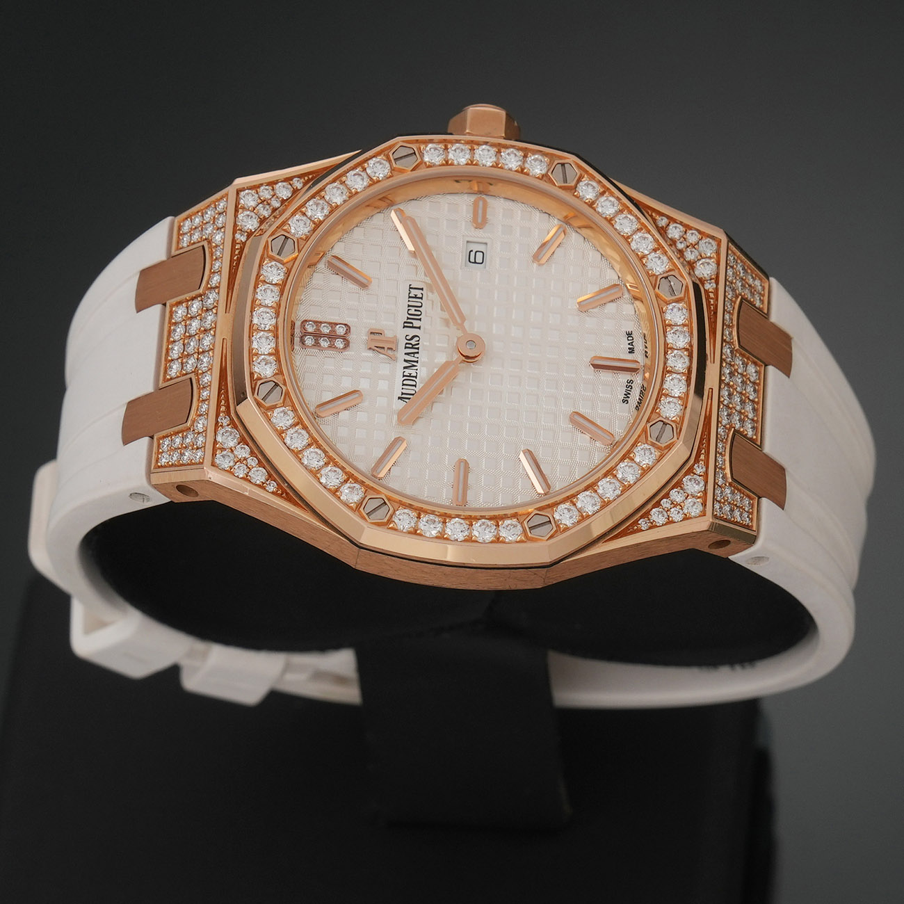 AUDEMARS PIGUET(USED)오데마피게 로얄오크 33 다이아베젤 67652OR